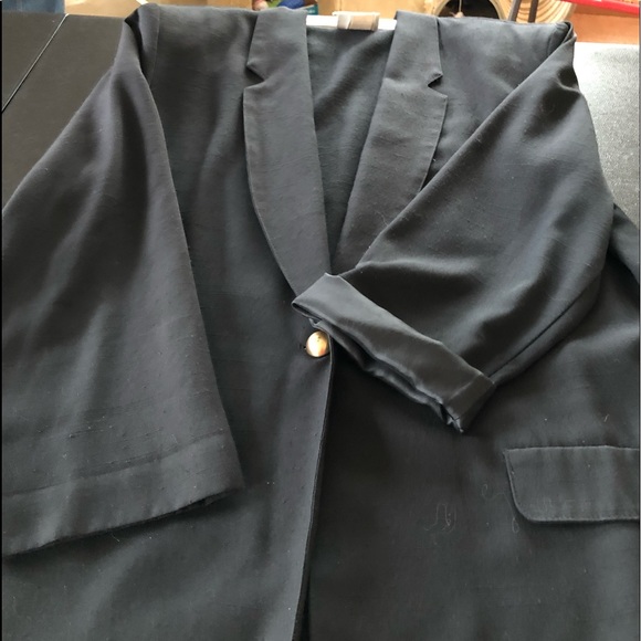 ESSENTIALS By Worthington Black Blazer - Picture 2 of 4